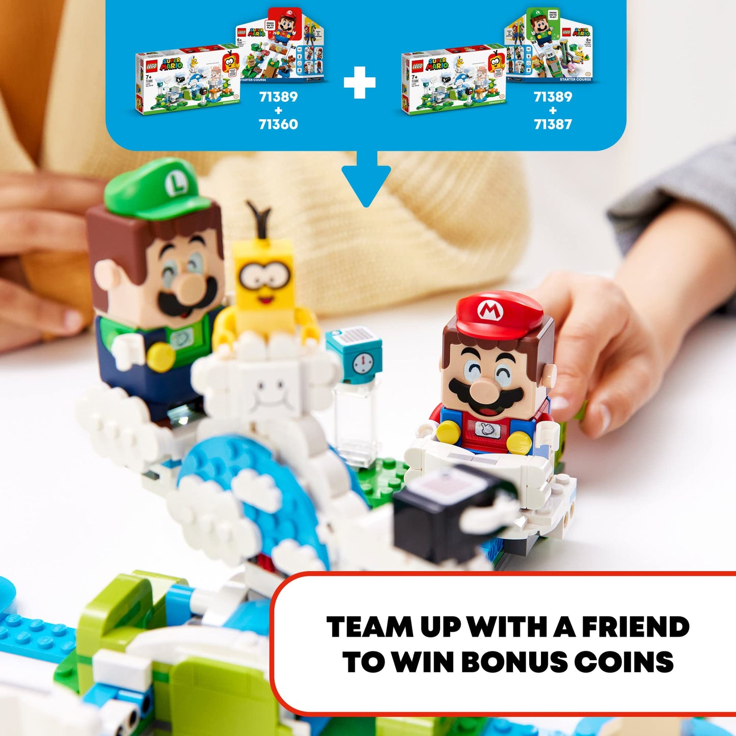 LEGO Super Mario Lakitu Sky World Expansion Set 71389 | 484 Pieces