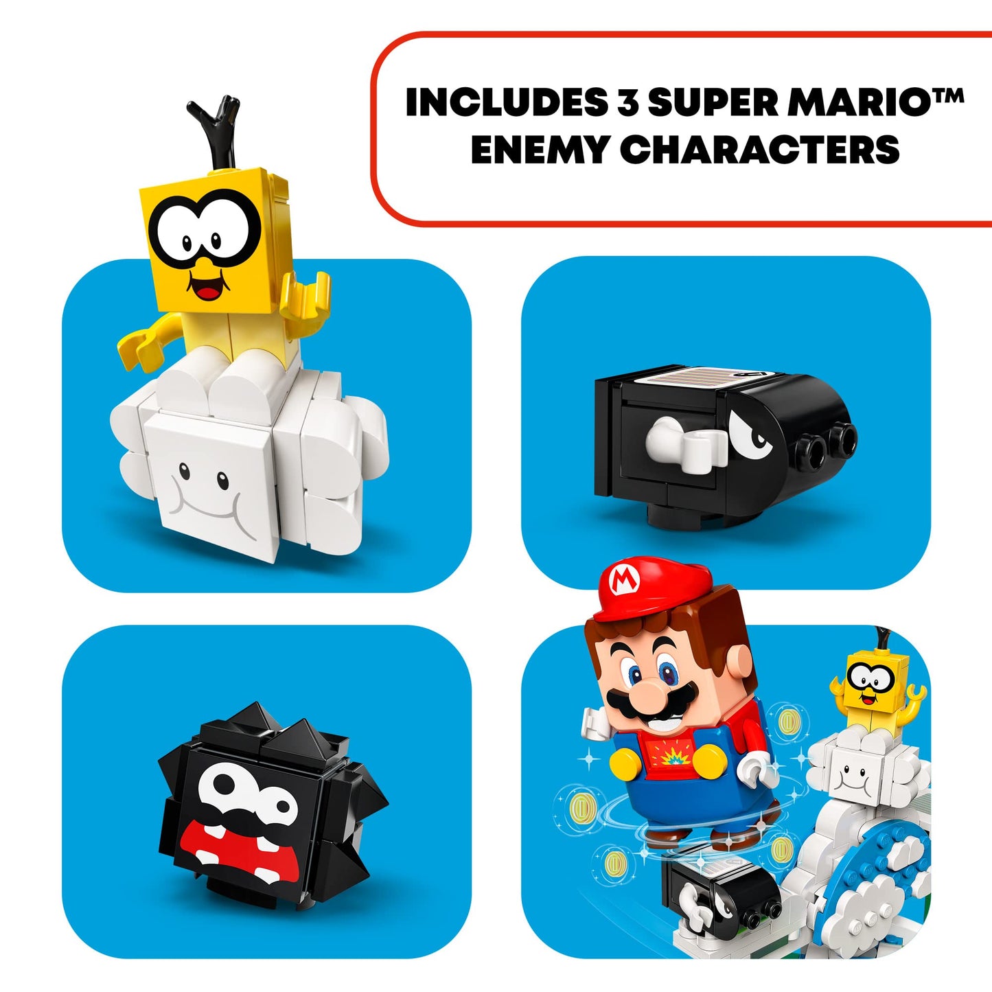 LEGO Super Mario Lakitu Sky World Expansion Set 71389 | 484 Pieces