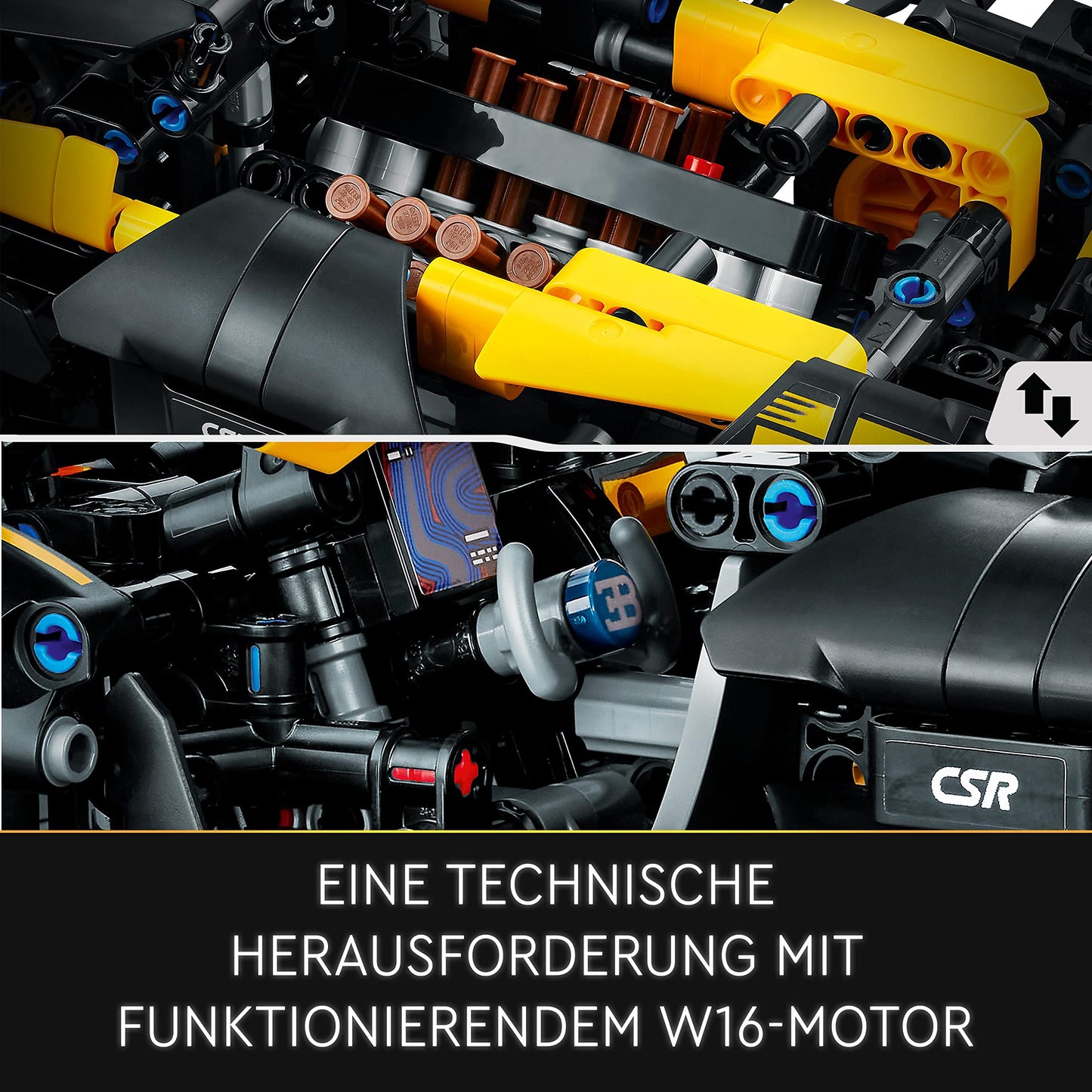 LEGO Technic Le Bolide Bugatti 42151 – 905-Piece Racing Model for 9+