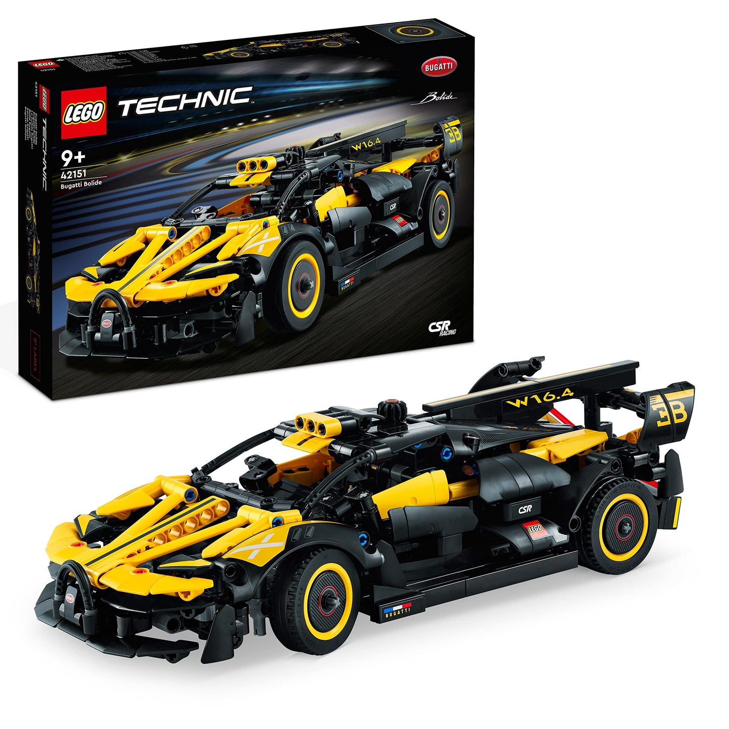 LEGO Technic Le Bolide Bugatti 42151 – 905-Piece Racing Model for 9+