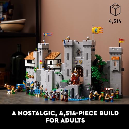 LEGO Lion Knights' Castle 10305 - 90 Years of LEGO History for Adult Builders