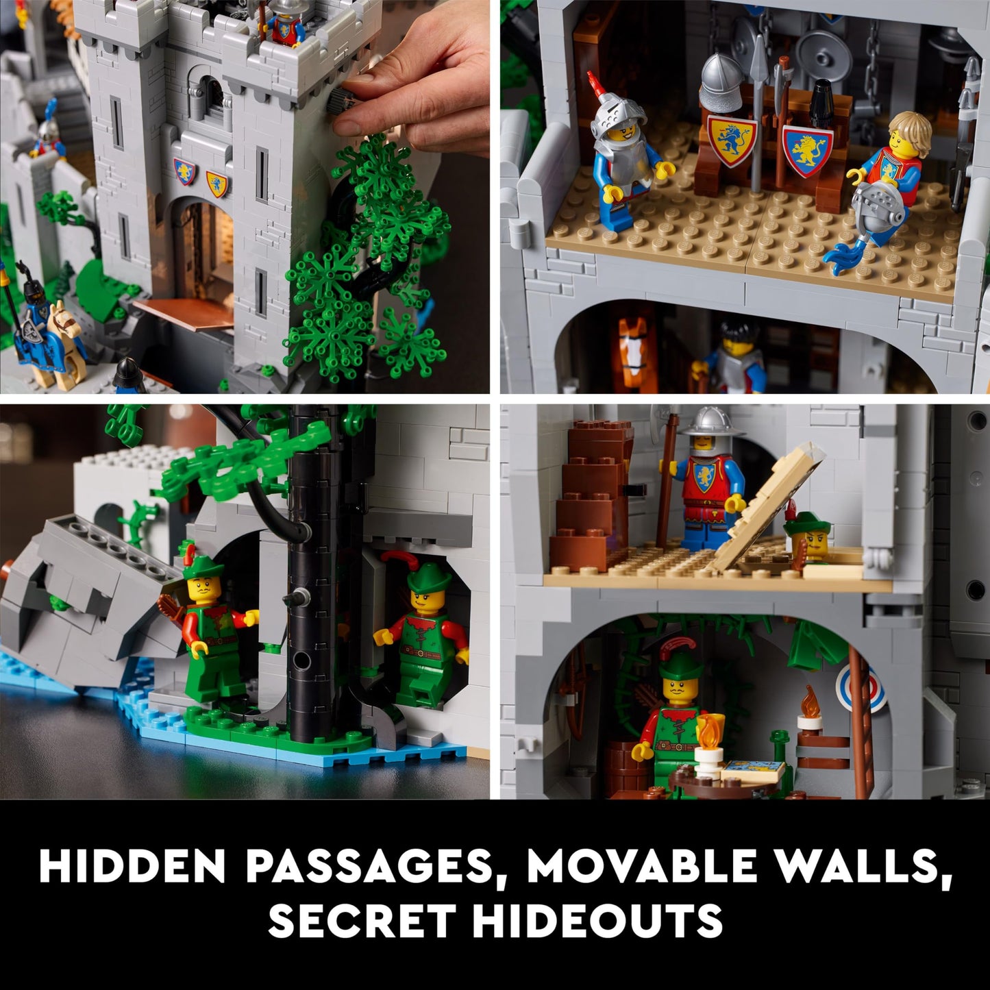 LEGO Lion Knights' Castle 10305 - 90 Years of LEGO History for Adult Builders