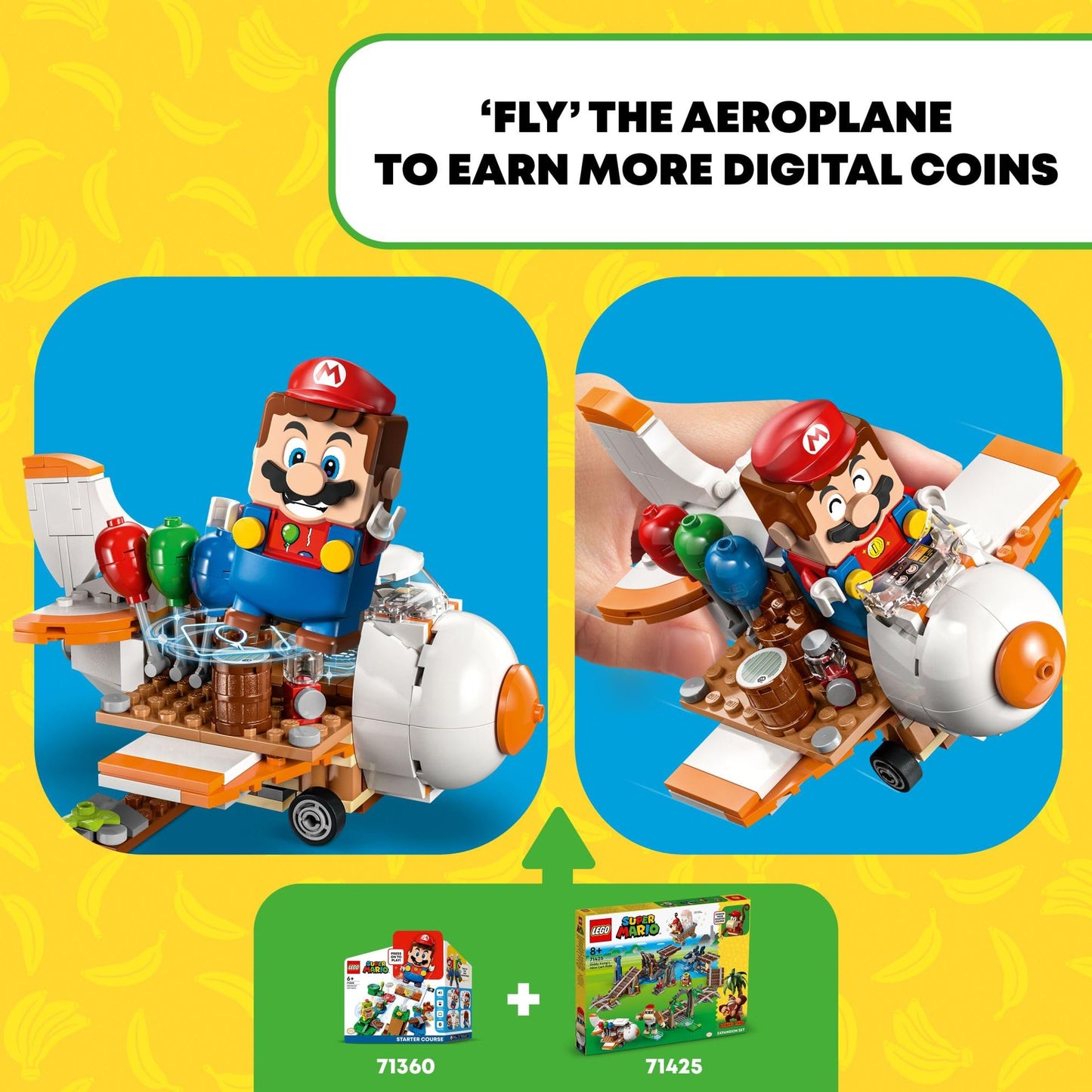 LEGO Super Mario Diddy Kong’s Mine Cart Ride Expansion Set 71425