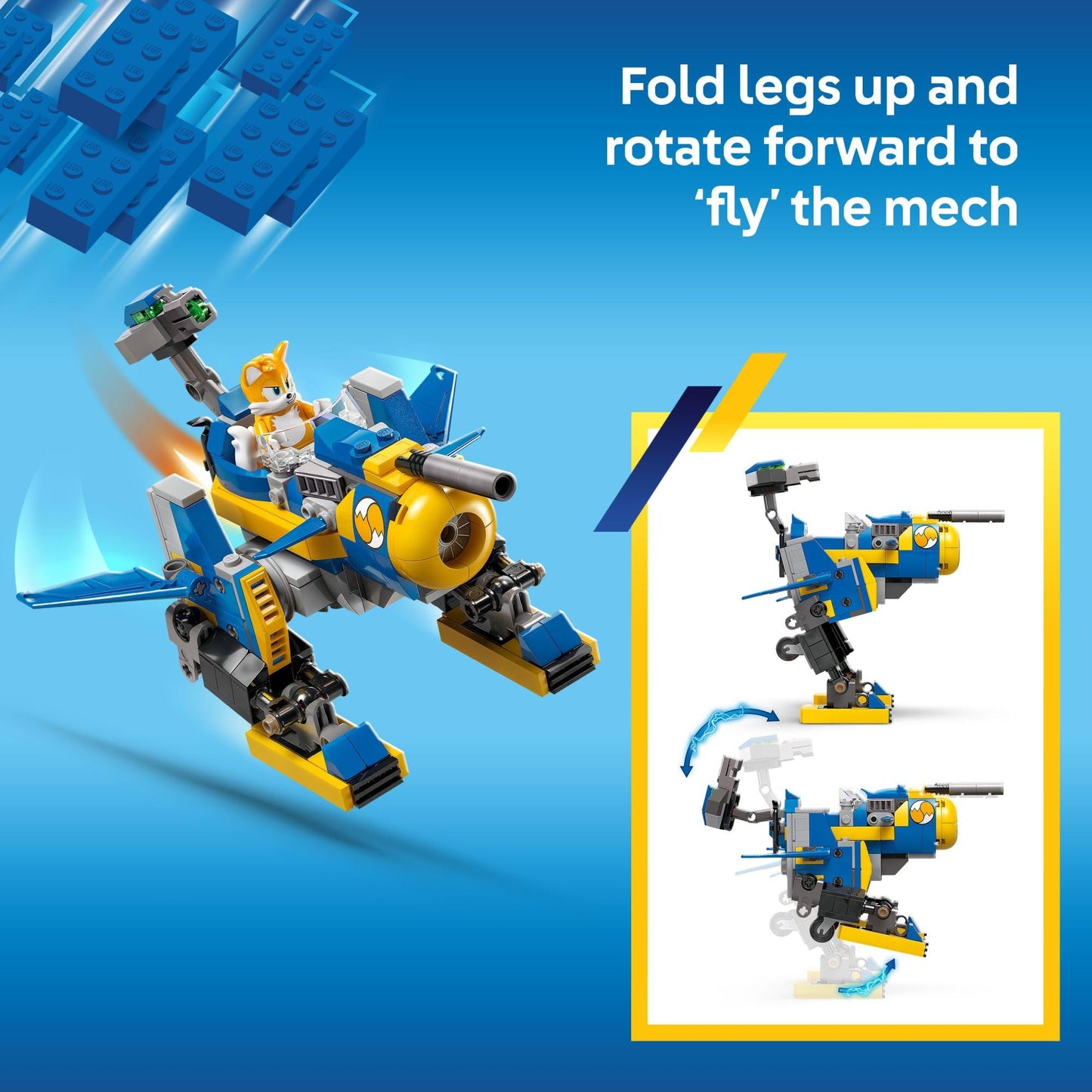 LEGO Sonic Cyclone vs Metal Sonic 77002 – Mech Suit Building Toy with Minifigs