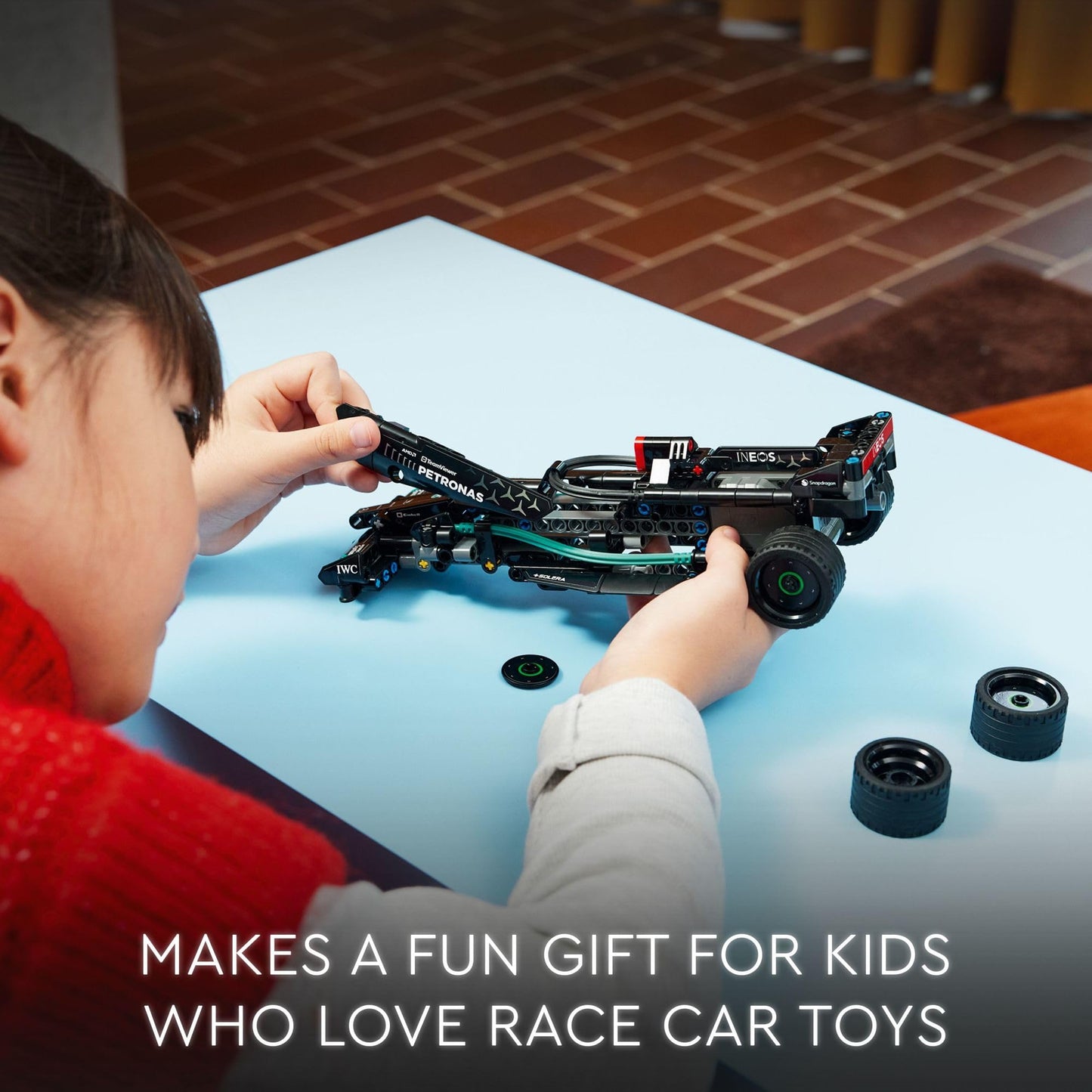 LEGO Technic Mercedes-AMG F1 W14 E Performance Pull-Back Car Toy 42165 – Build & Race (Ages 7+)