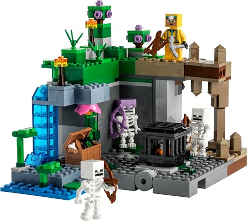 LEGO Minecraft 21189 Skeleton Dungeon Set – Caves, Skeletons & Rotating Spawner