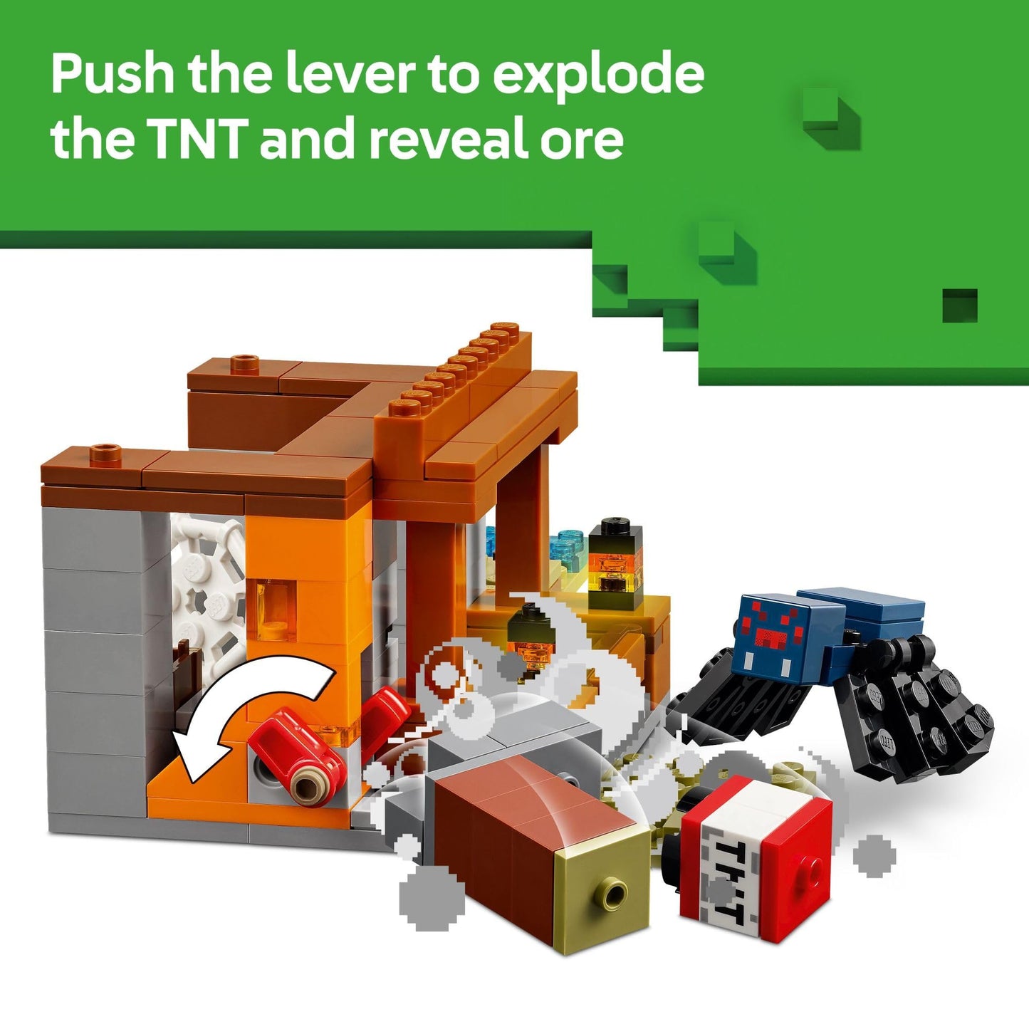 LEGO Minecraft Armadillo Mine Expedition 21269 – Build, Explore & Imagine for Kids 8+