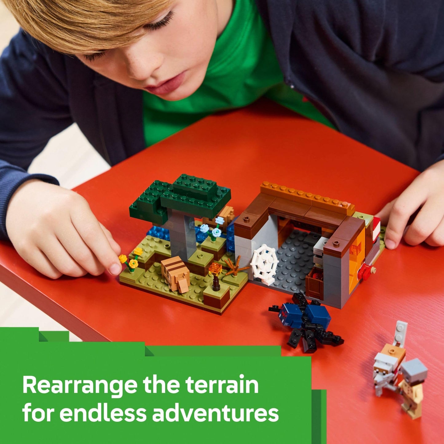 LEGO Minecraft Armadillo Mine Expedition 21269 – Build, Explore & Imagine for Kids 8+