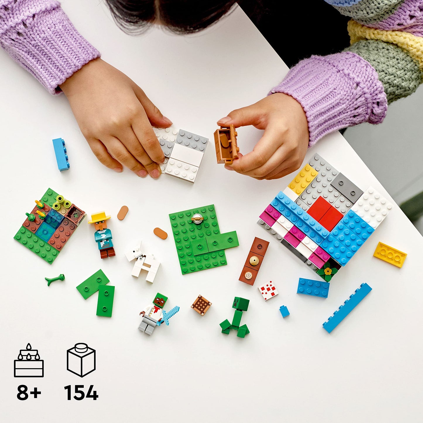 LEGO Minecraft The Bakery Building Kit 21184 – Village Playset for Kids 8+