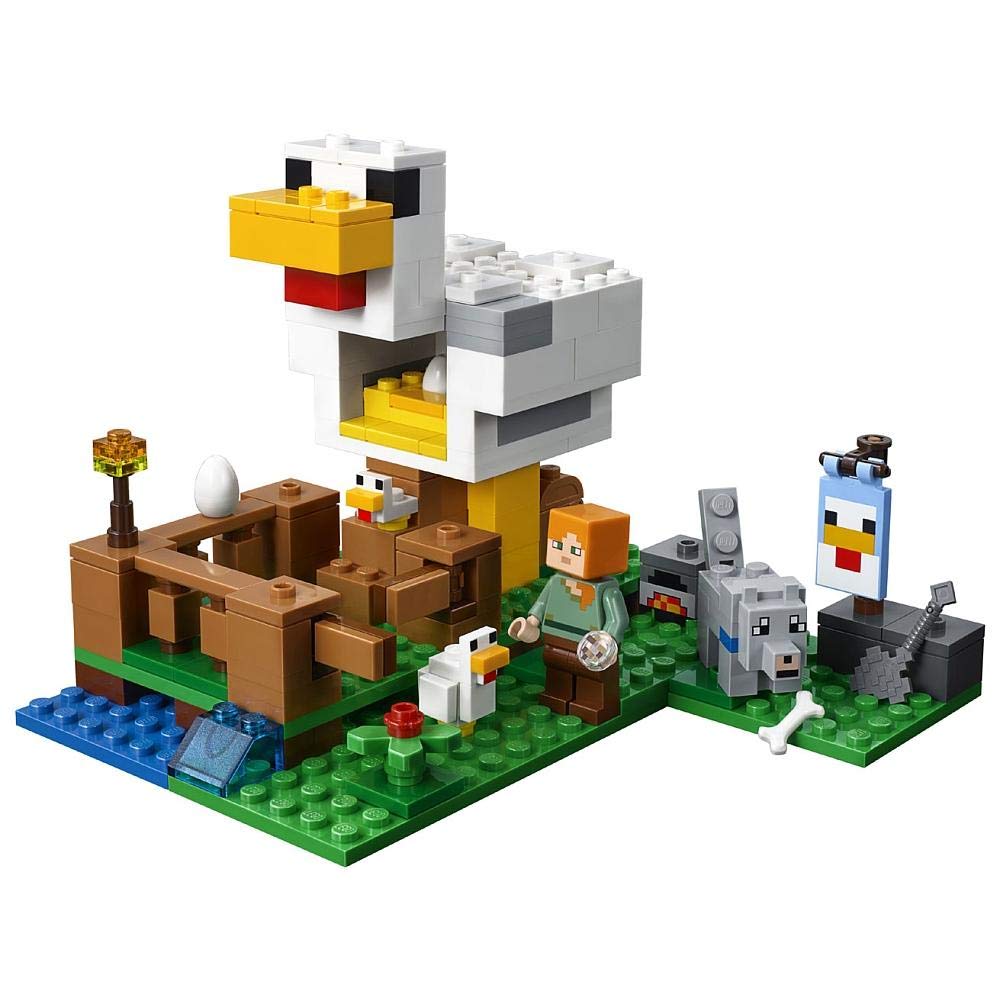 LEGO Minecraft The Chicken Coop 21140 Building Kit – 198 Pieces (Ages 7-14)