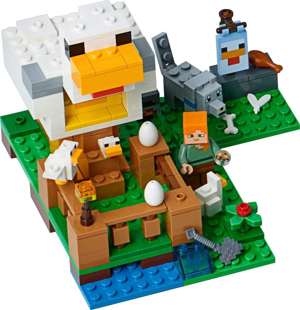 LEGO Minecraft The Chicken Coop 21140 Building Kit – 198 Pieces (Ages 7-14)