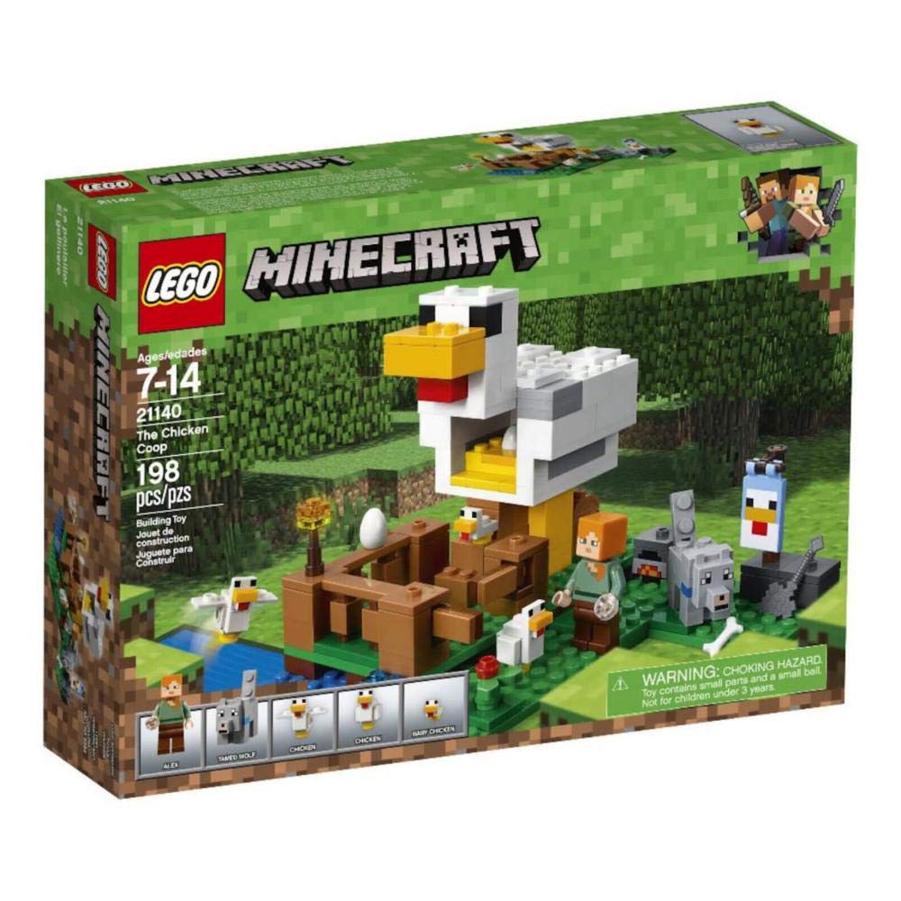 LEGO Minecraft The Chicken Coop 21140 Building Kit – 198 Pieces (Ages 7-14)