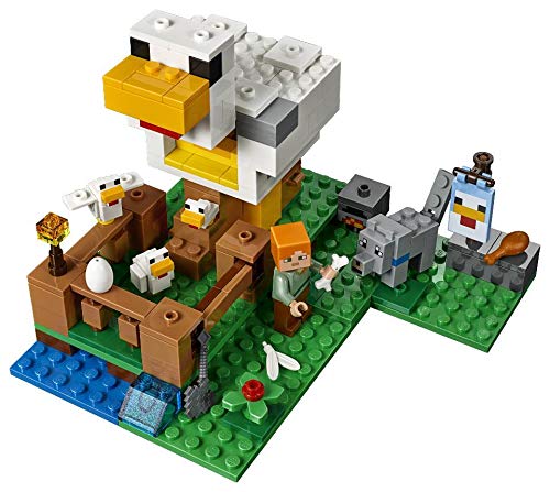 LEGO Minecraft The Chicken Coop 21140 Building Kit – 198 Pieces (Ages 7-14)