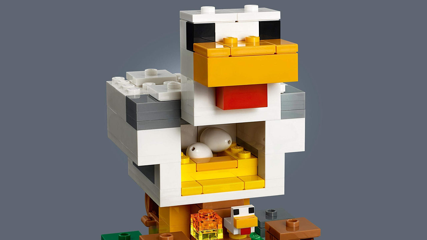LEGO Minecraft The Chicken Coop 21140 Building Kit – 198 Pieces (Ages 7-14)