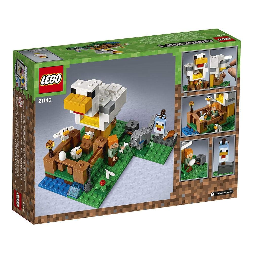 LEGO Minecraft The Chicken Coop 21140 Building Kit – 198 Pieces (Ages 7-14)