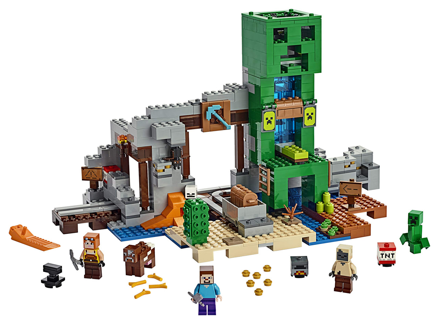 LEGO Minecraft The Creeper Mine 21155 Building Kit – 834 Pieces