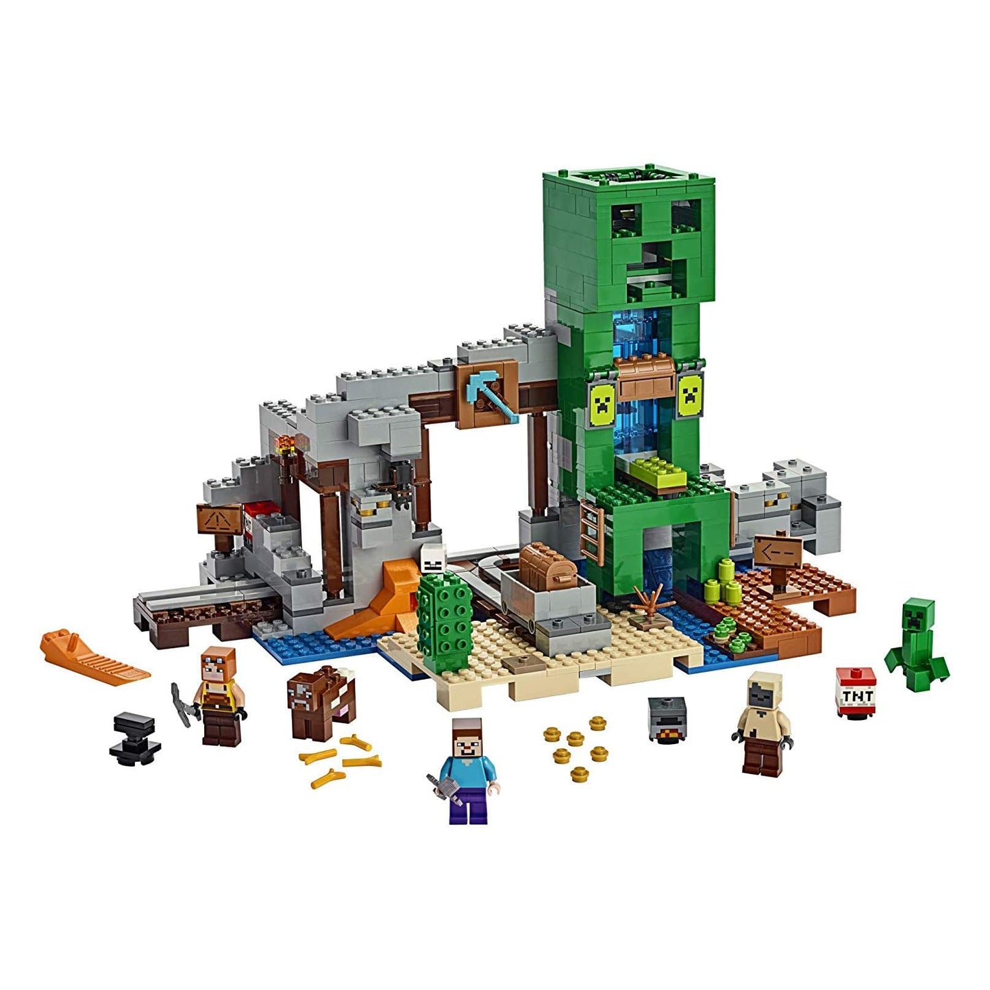 LEGO Minecraft The Creeper Mine 21155 Building Kit – 834 Pieces