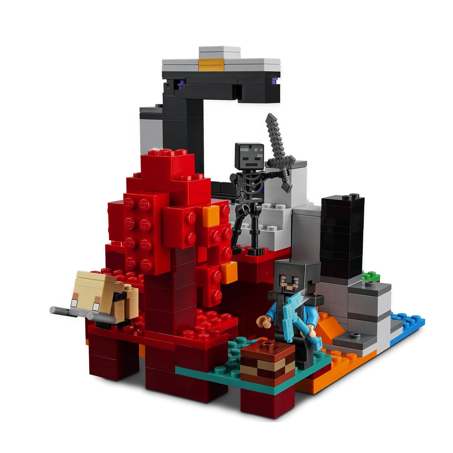 LEGO Minecraft The Ruined Portal 21172 – Build, Explore, and Reconfigure