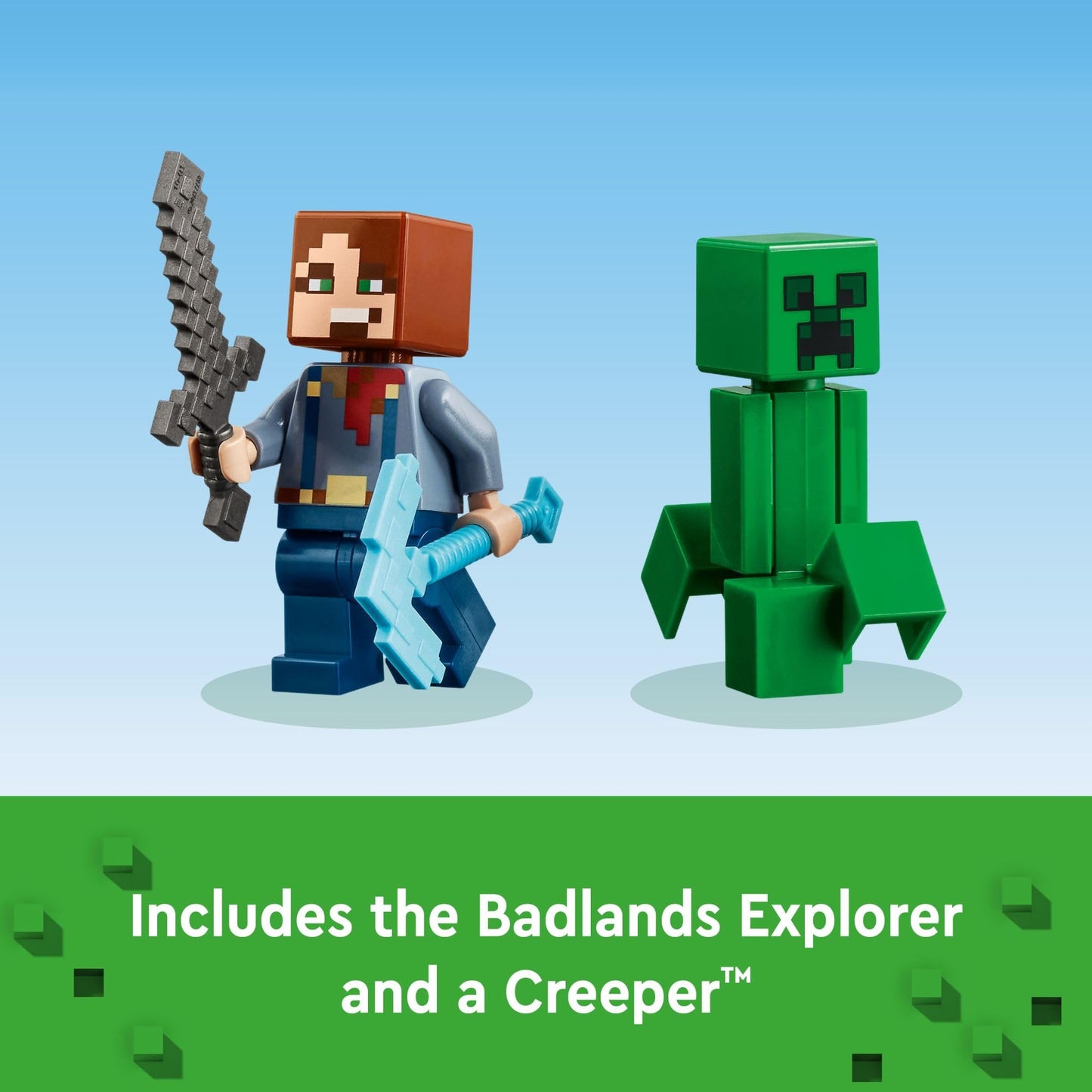 LEGO Minecraft The Badlands Mineshaft 21263 — Mining Exploration Set with Minifigures | 538 Pieces | Ages 8+