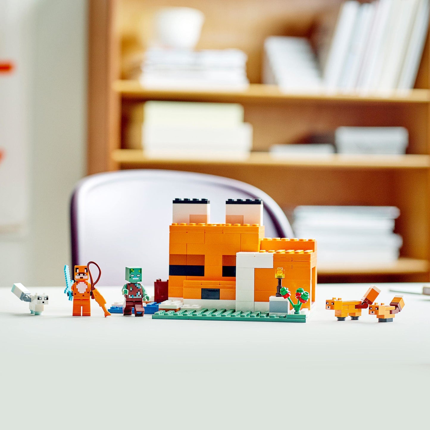 LEGO Minecraft The Fox Lodge House (21178) – 193-Piece Playset for Kids Aged 8+