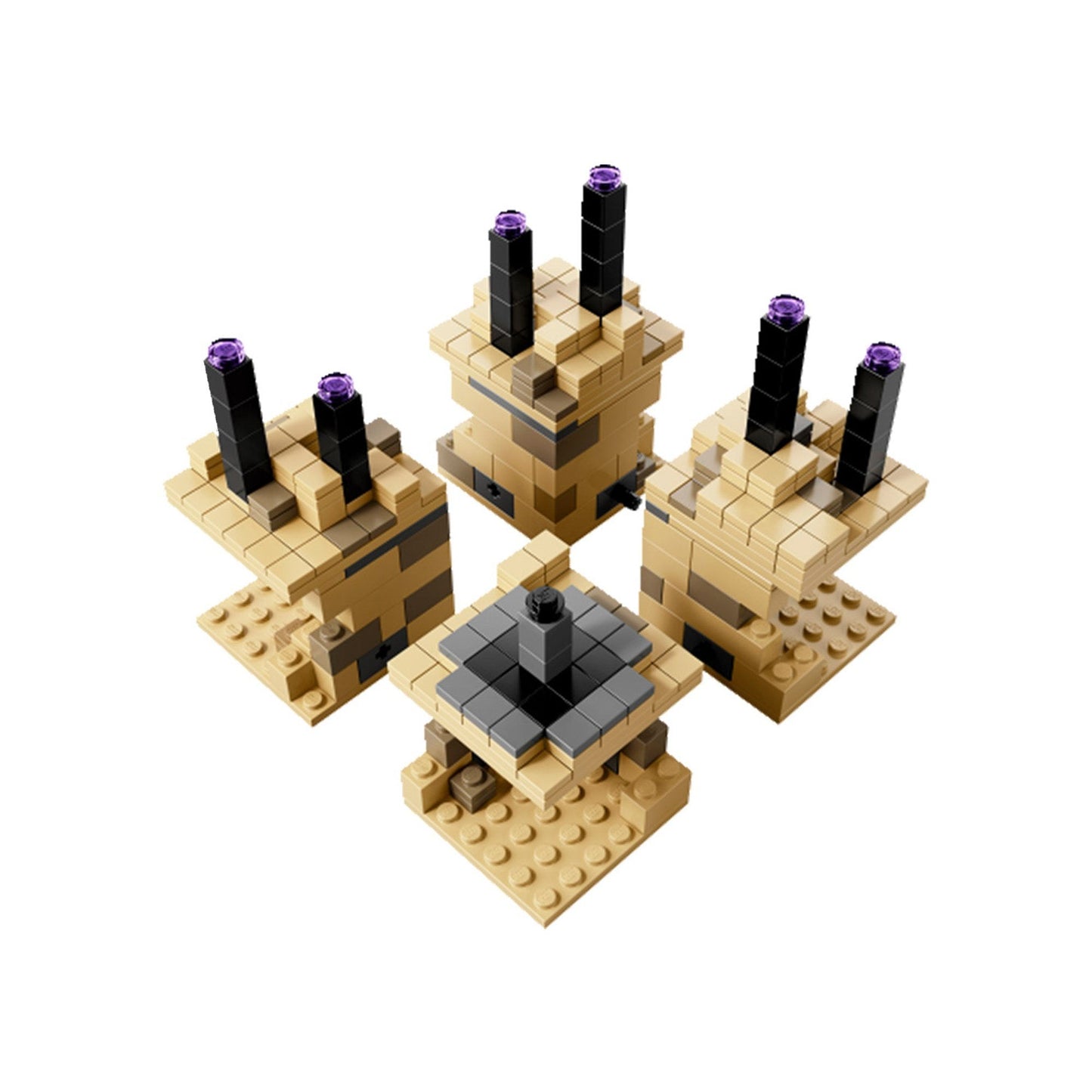 LEGO Minecraft Micro World The End 21107 | End Portal Biome with Ender Dragon