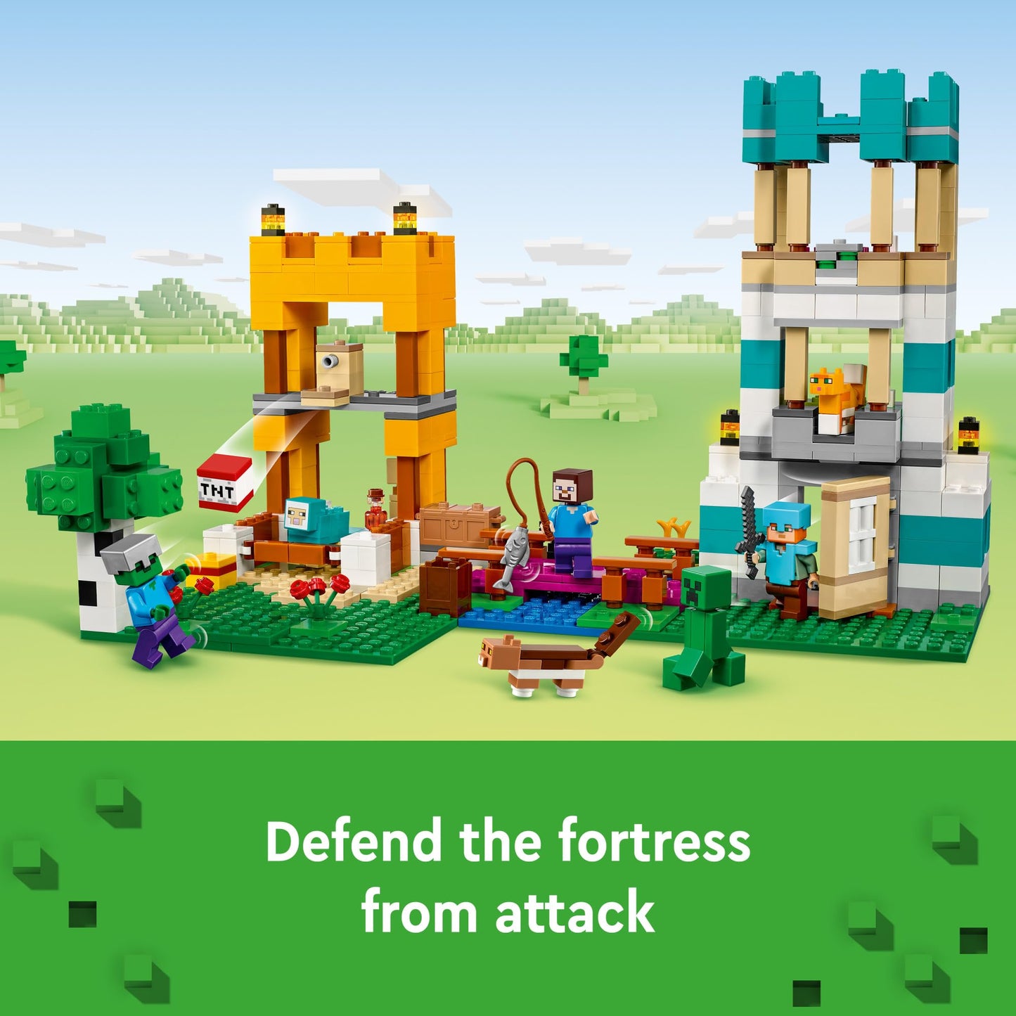 LEGO Minecraft The Crafting Box 4.0 (21249) – 2-in-1 Building Toy for Ages 8+