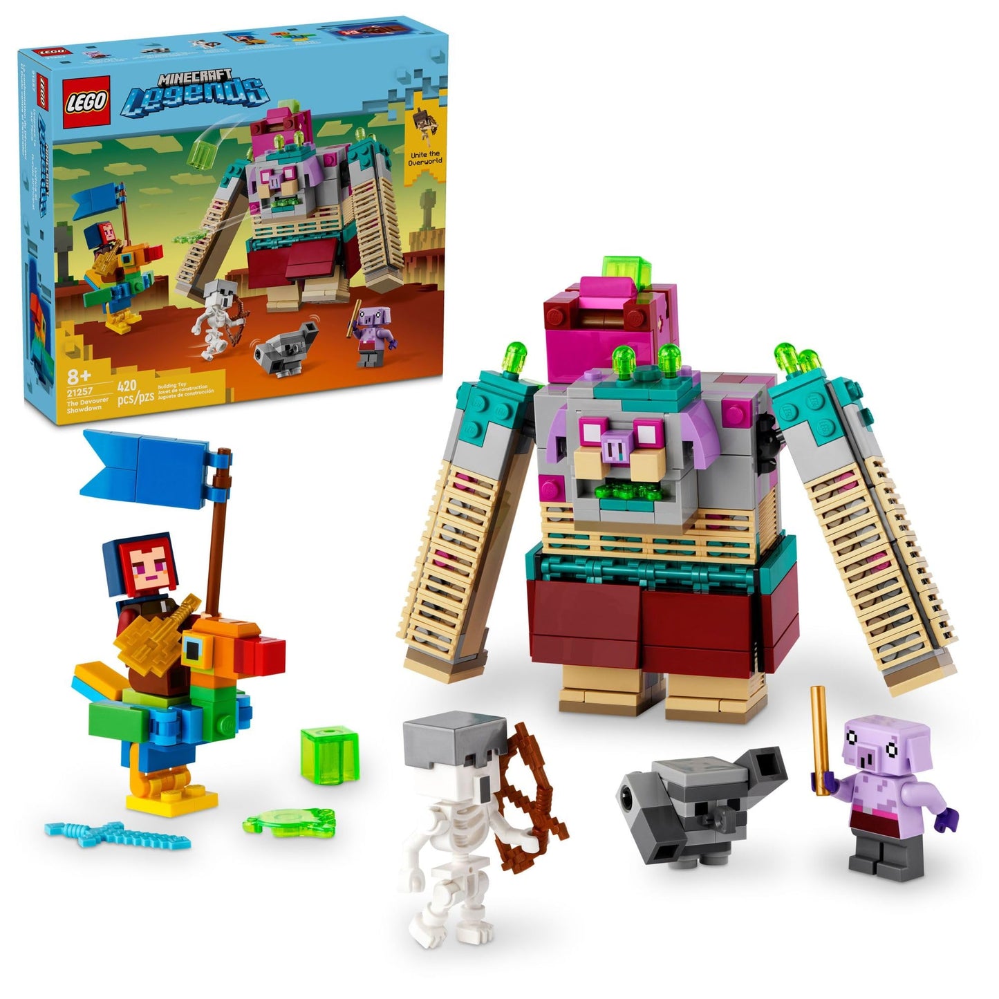 LEGO Minecraft Legends The Devourer Showdown 21257 – Build, Battle & Play