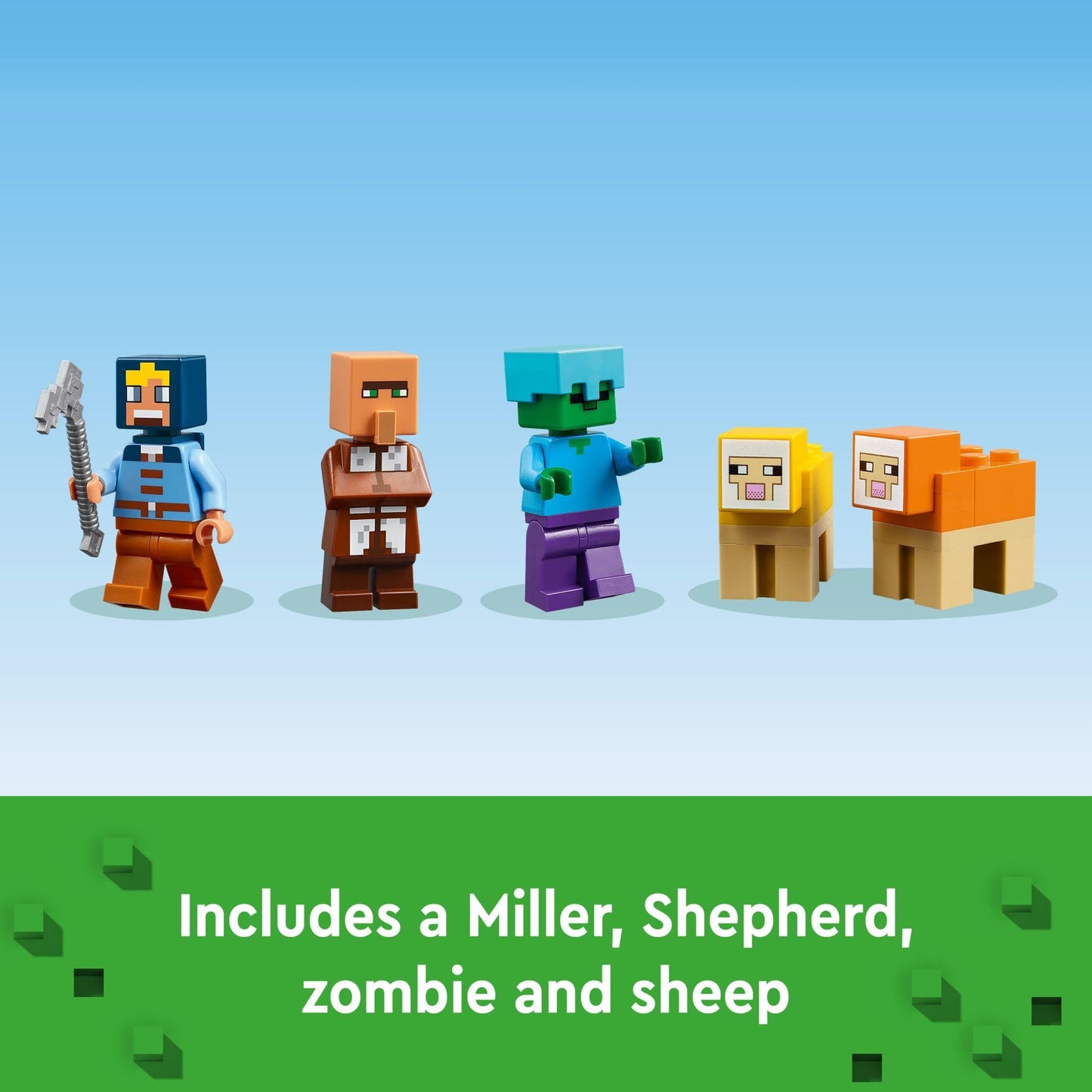 LEGO Minecraft The Windmill Farm (21262) – 462 Pieces, 3 Minifigures, Ages 8+