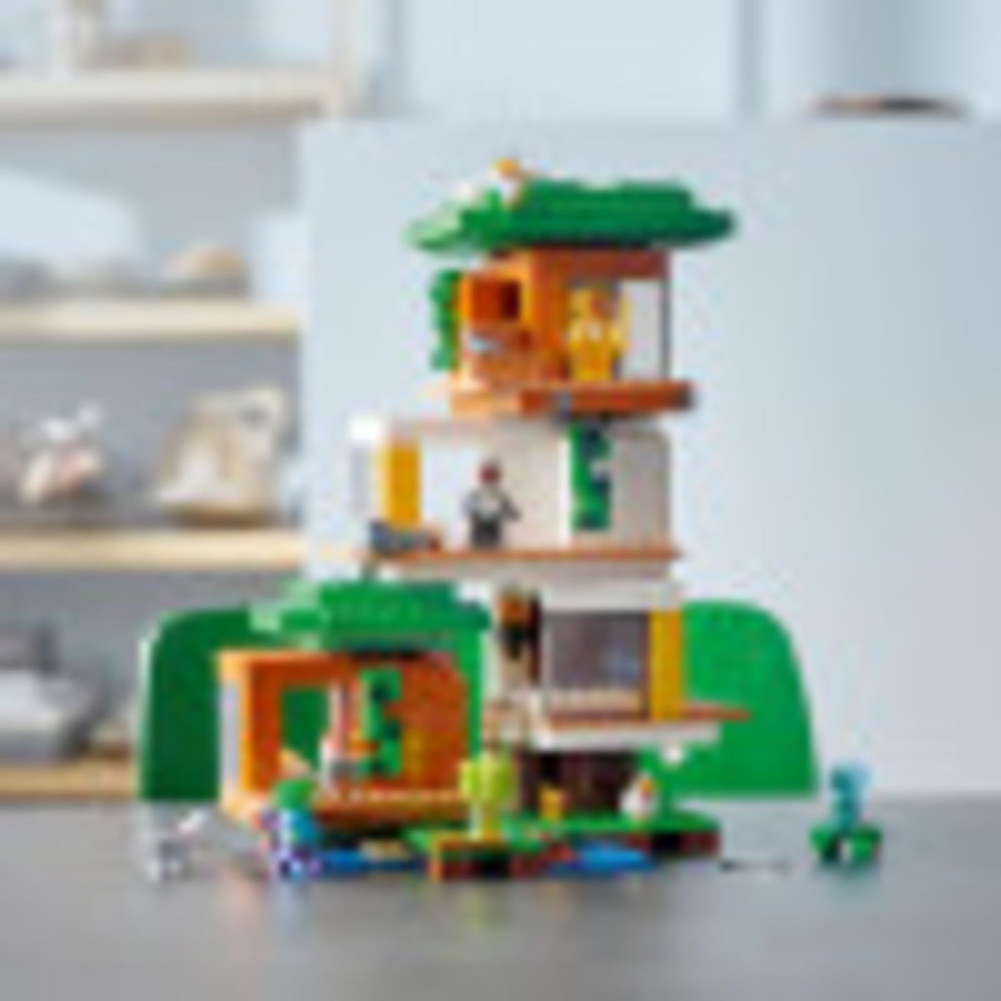 LEGO Minecraft The Modern Treehouse (21174) – Giant 909-Piece Building Kit for Minecraft Fans