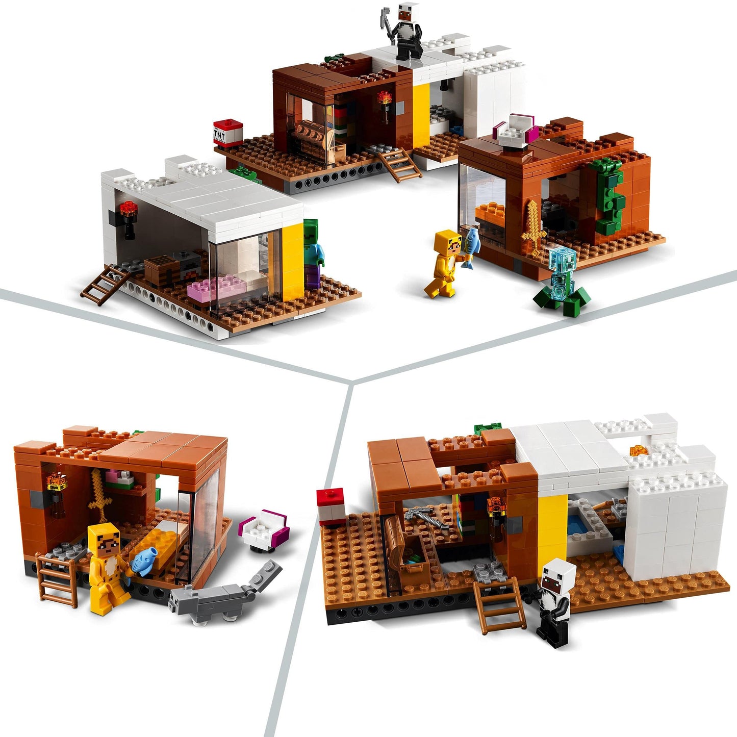 LEGO Minecraft The Modern Treehouse 21174 – Giant 909-Piece Treehouse Building Kit