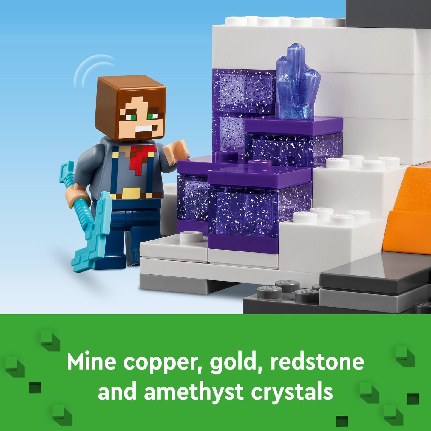 LEGO Minecraft The Badlands Mineshaft 21263 — Mining Exploration Set with Minifigures | 538 Pieces | Ages 8+