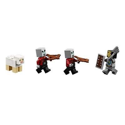 LEGO Minecraft The Pillager Outpost 21159 – Action-Packed Playset for Kids (303 Pieces)