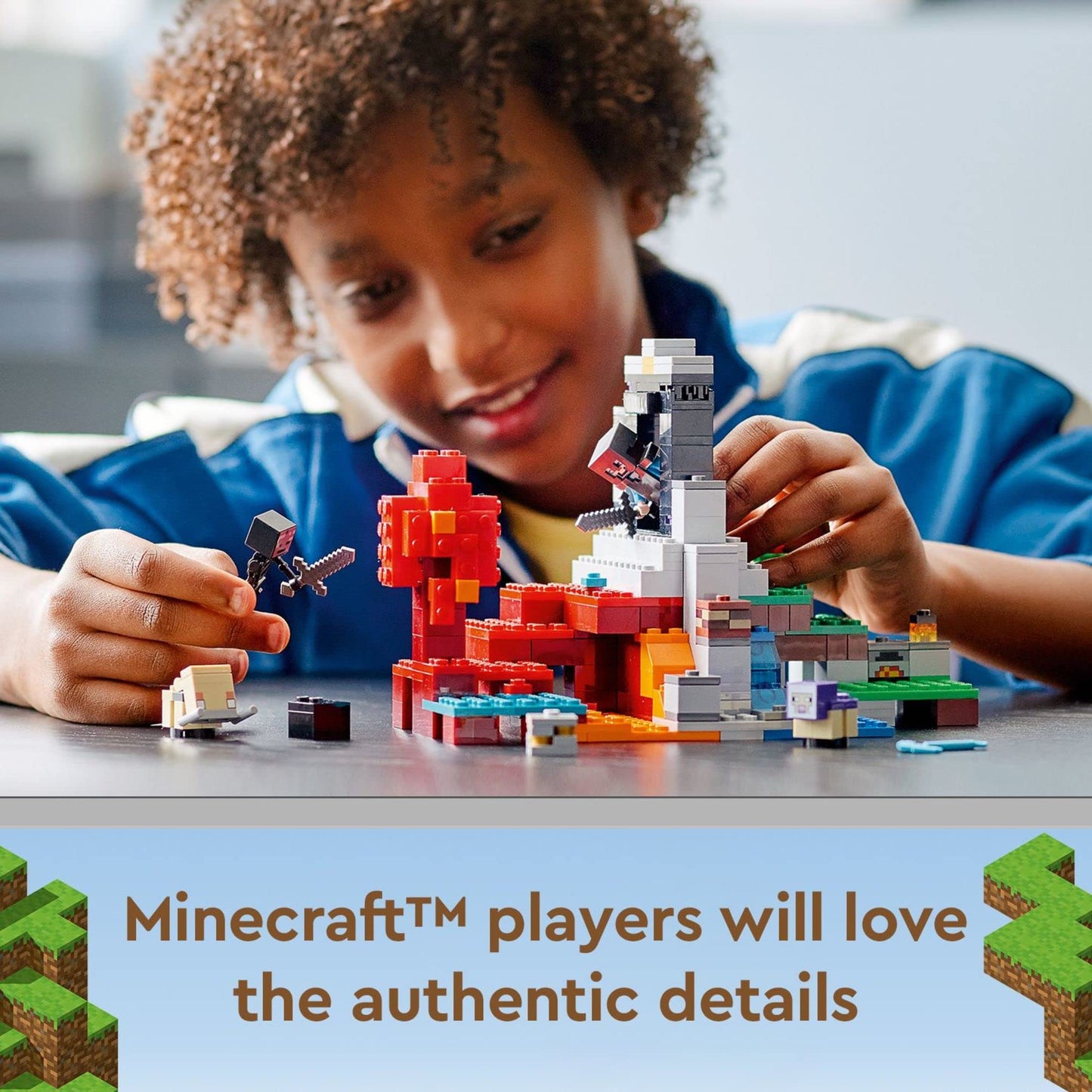 LEGO Minecraft The Ruined Portal 21172 – Steve & Wither Skeleton Figures