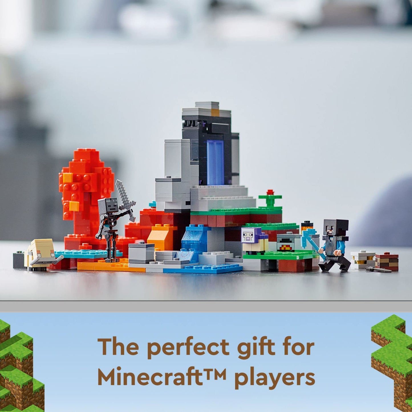 LEGO Minecraft The Ruined Portal 21172 – Steve & Wither Skeleton Figures
