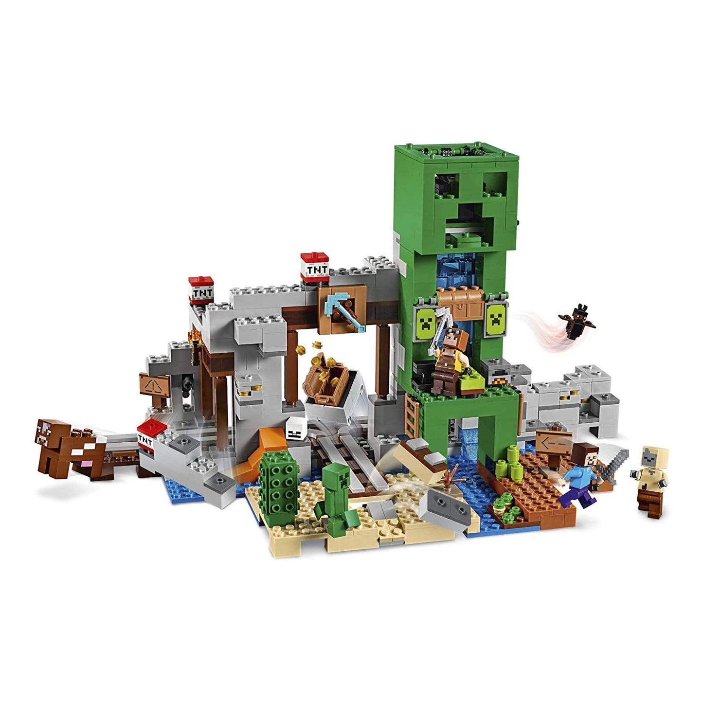 LEGO Minecraft The Creeper Mine 21155 Building Kit – 834 Pieces