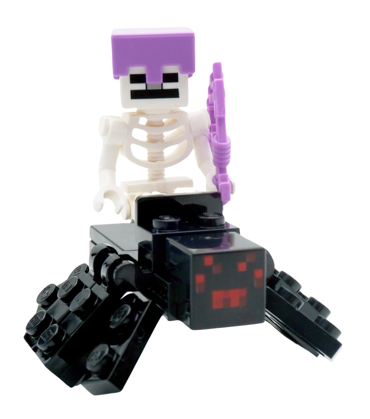 LEGO Minecraft Spider Minifigure & Skeleton – 2-Inch Tall Figures (Ages 6+)