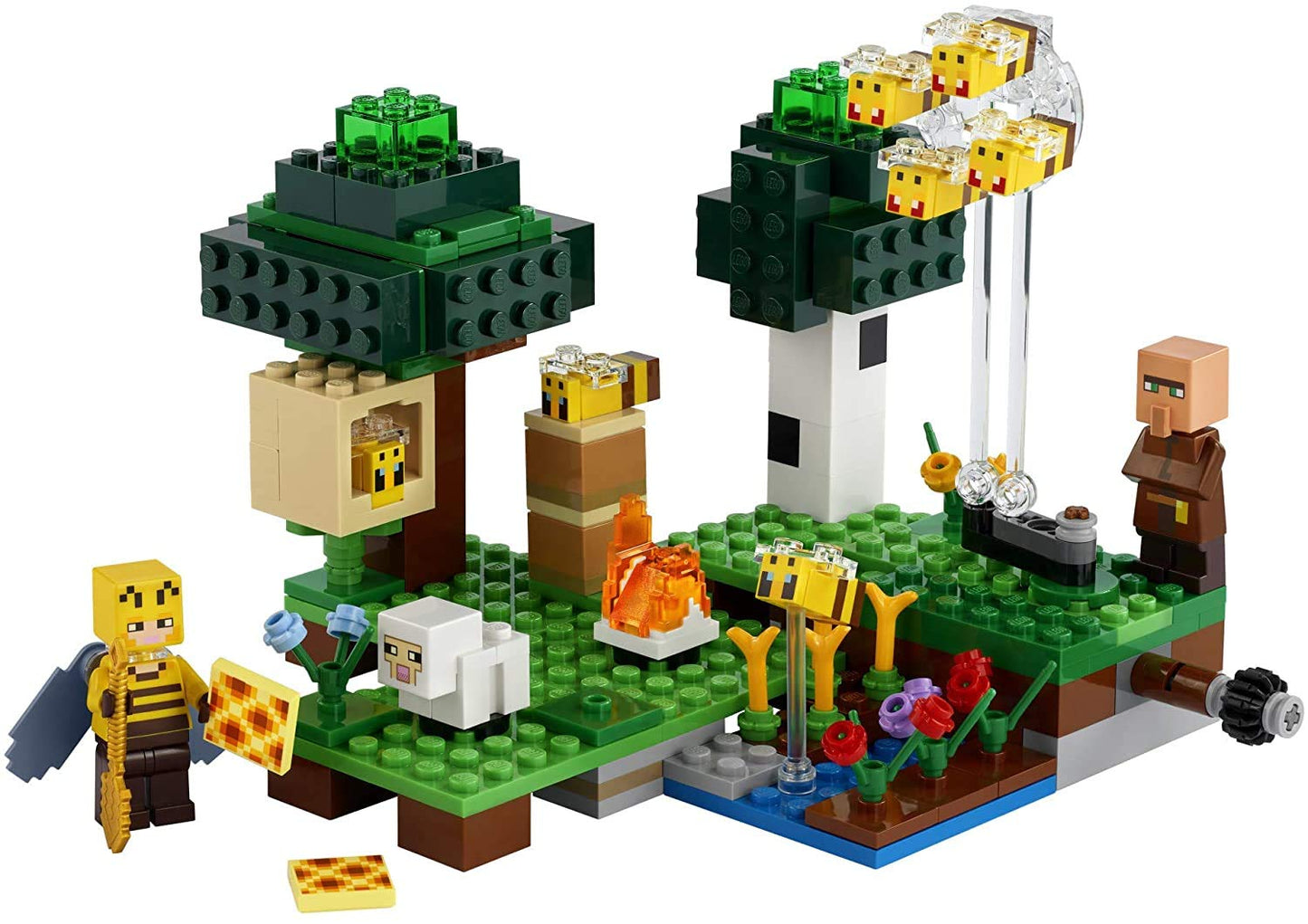 LEGO Minecraft The Bee Farm 21165 - Beekeeper, Bees & Sheep, 238 Pieces (Multicolor)