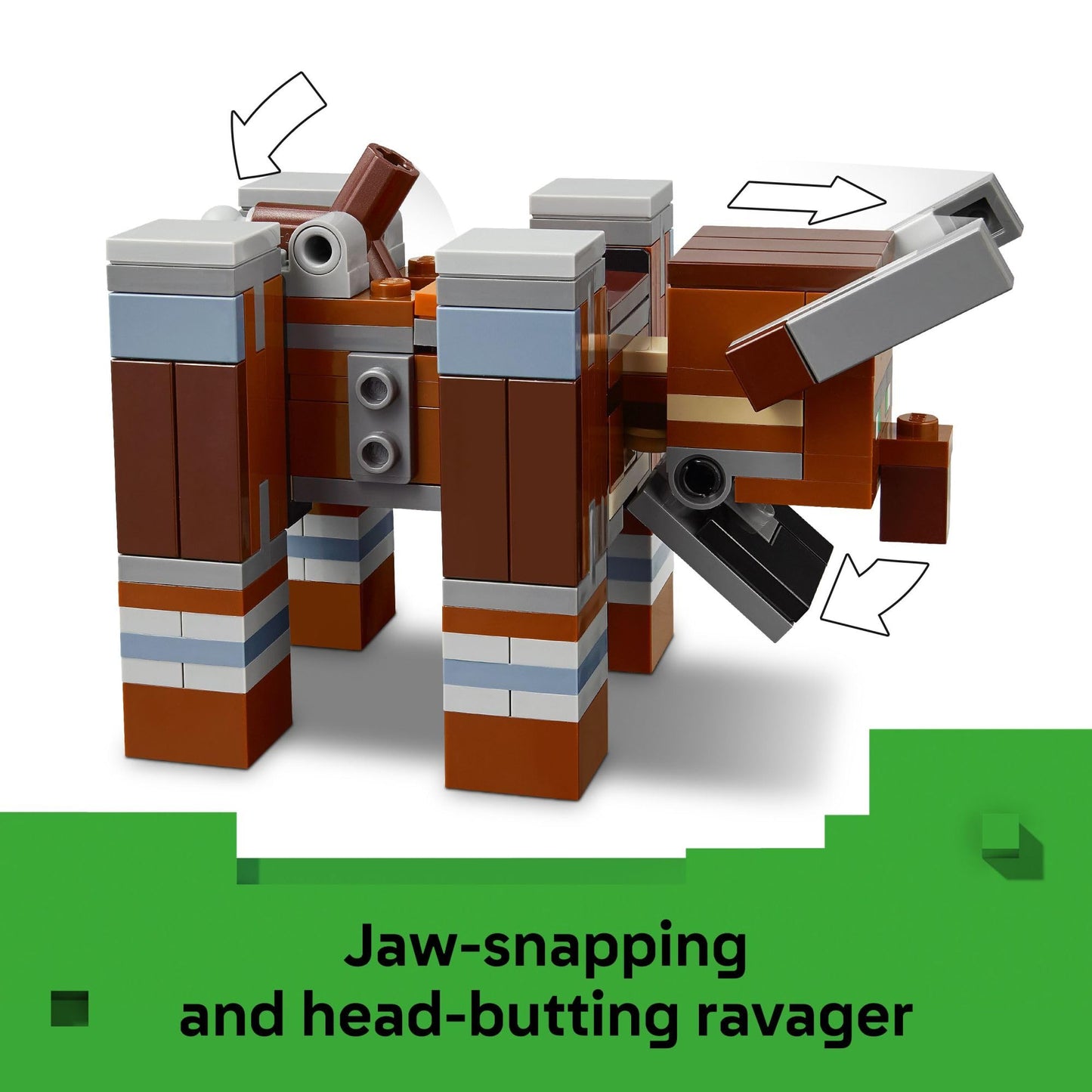 LEGO Minecraft Pillager Outpost & Ravager (21278) – 665-Piece Building Set