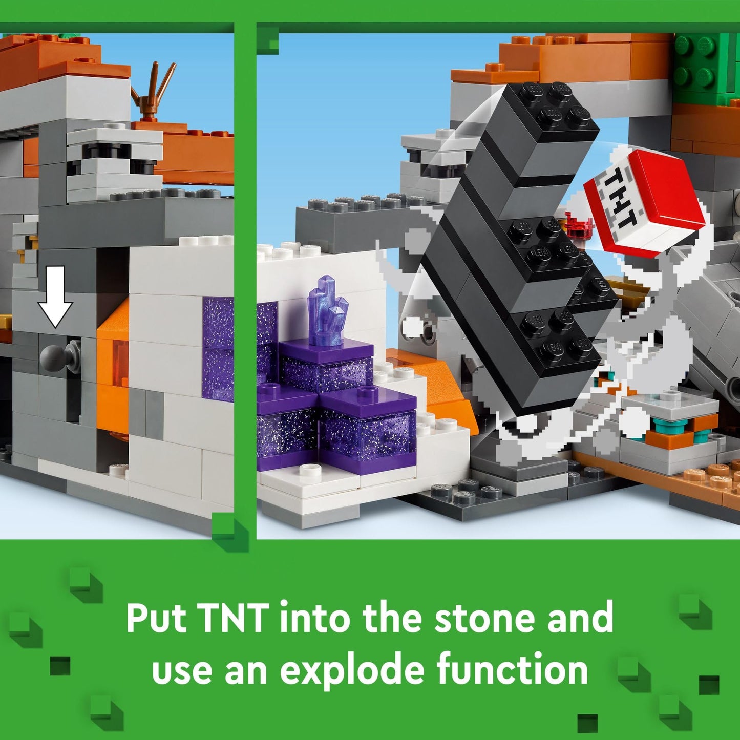 LEGO Minecraft The Badlands Mineshaft 21263 — Mining Exploration Set with Minifigures | 538 Pieces | Ages 8+