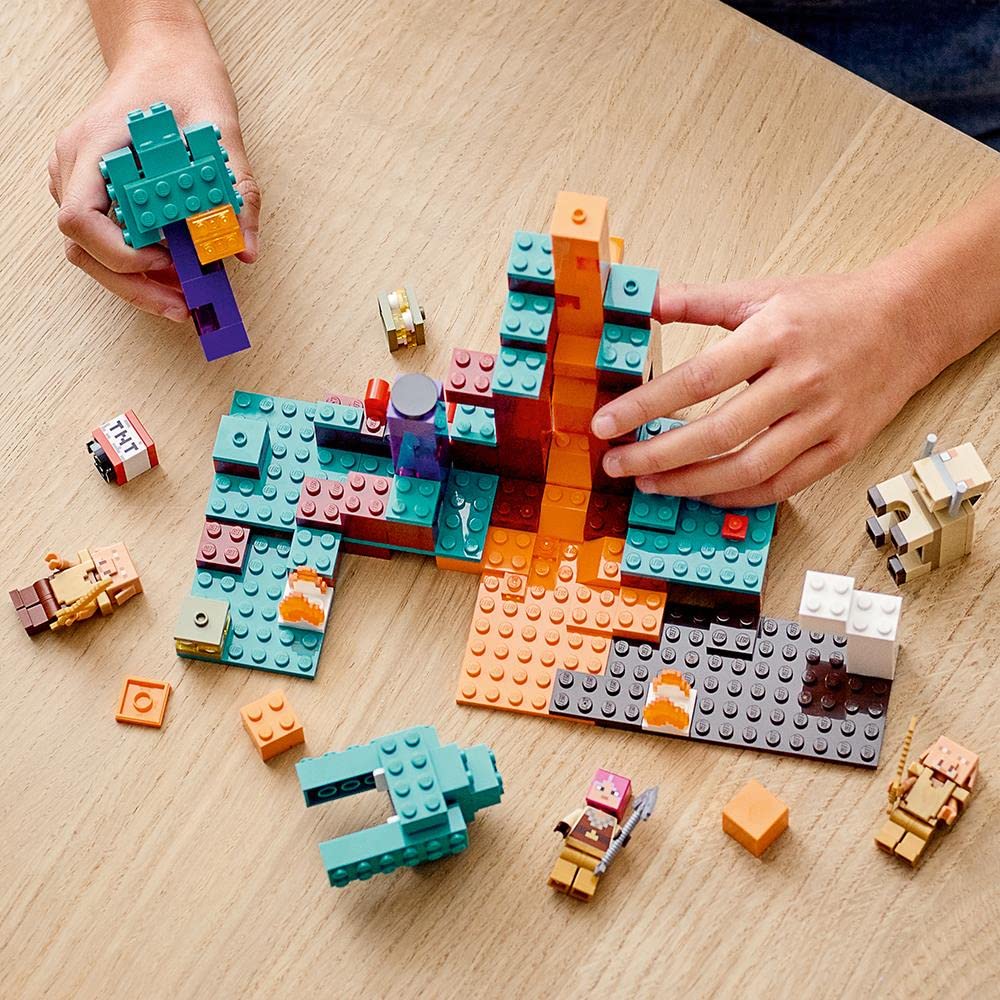 LEGO Minecraft The Warped Forest 21168 – Creative Nether Adventure Set