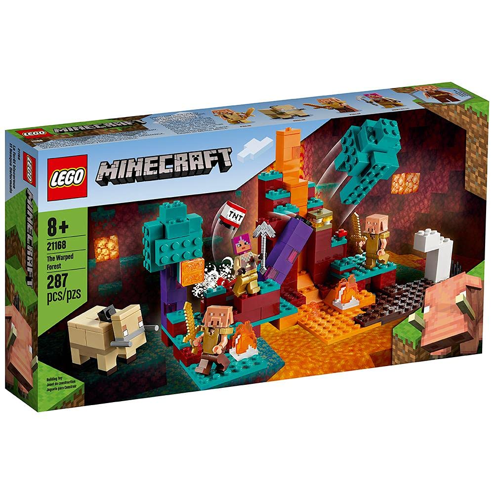 LEGO Minecraft The Warped Forest 21168 – Creative Nether Adventure Set