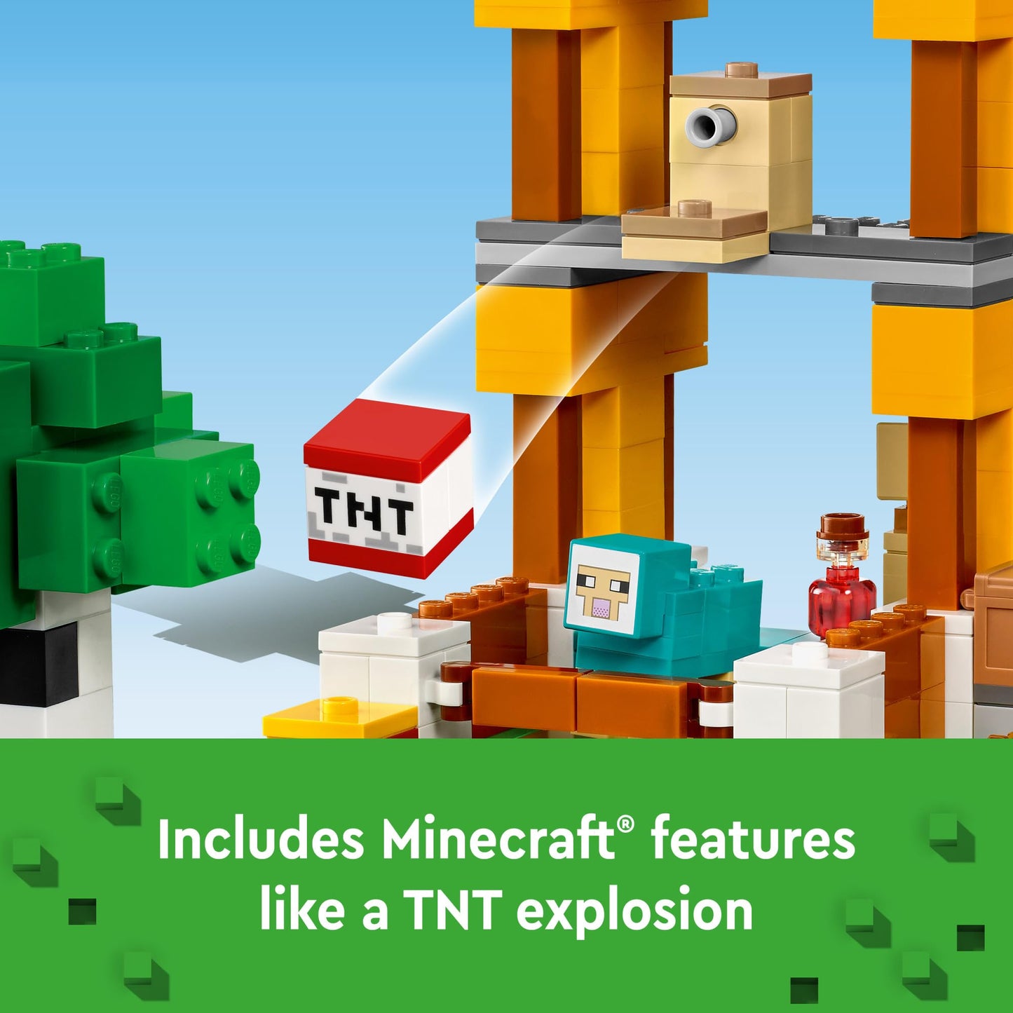 LEGO Minecraft The Crafting Box 4.0 (21249) – 2-in-1 Building Toy for Ages 8+