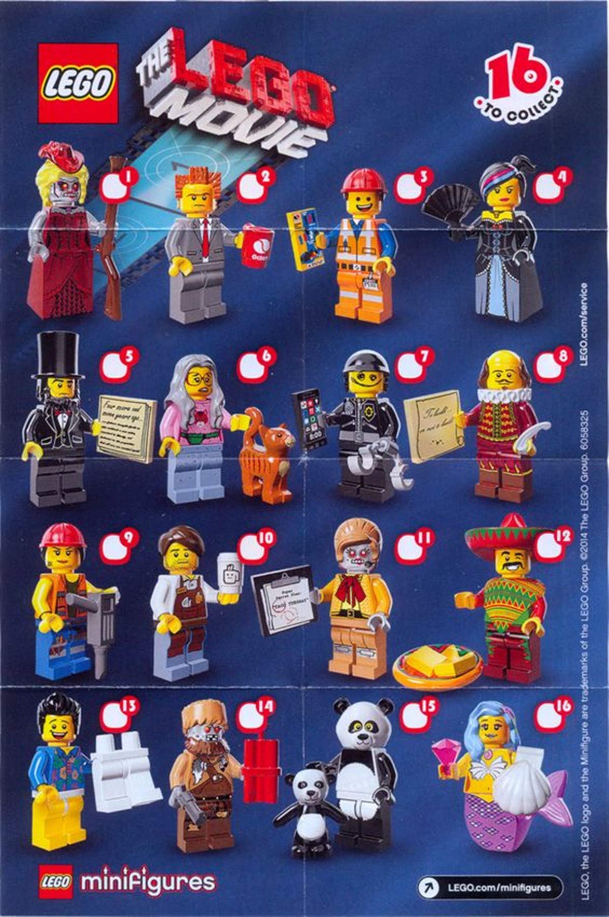LEGO Minifigure Collection: LEGO Movie Series Abraham Lincoln – Loose Figure with Display Base