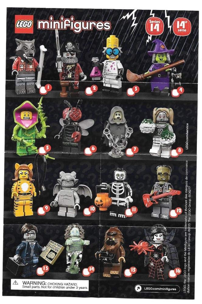 LEGO Minifigures Series 14 Single Figure | Mystery Monster Minifigure Collectible