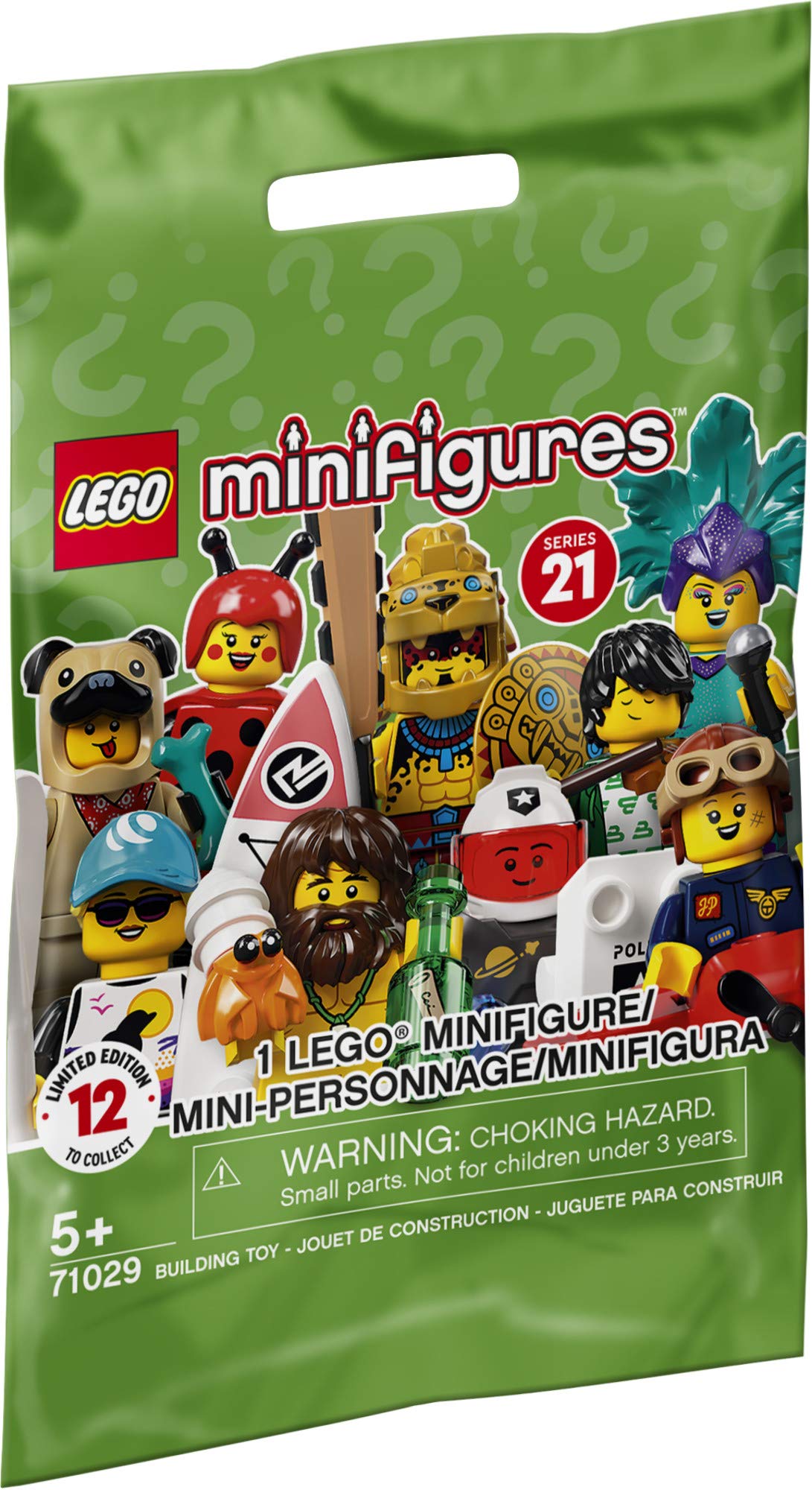 LEGO Minifigures Series 21 (71029) Limited Edition Collectible Figures – 1 of 12