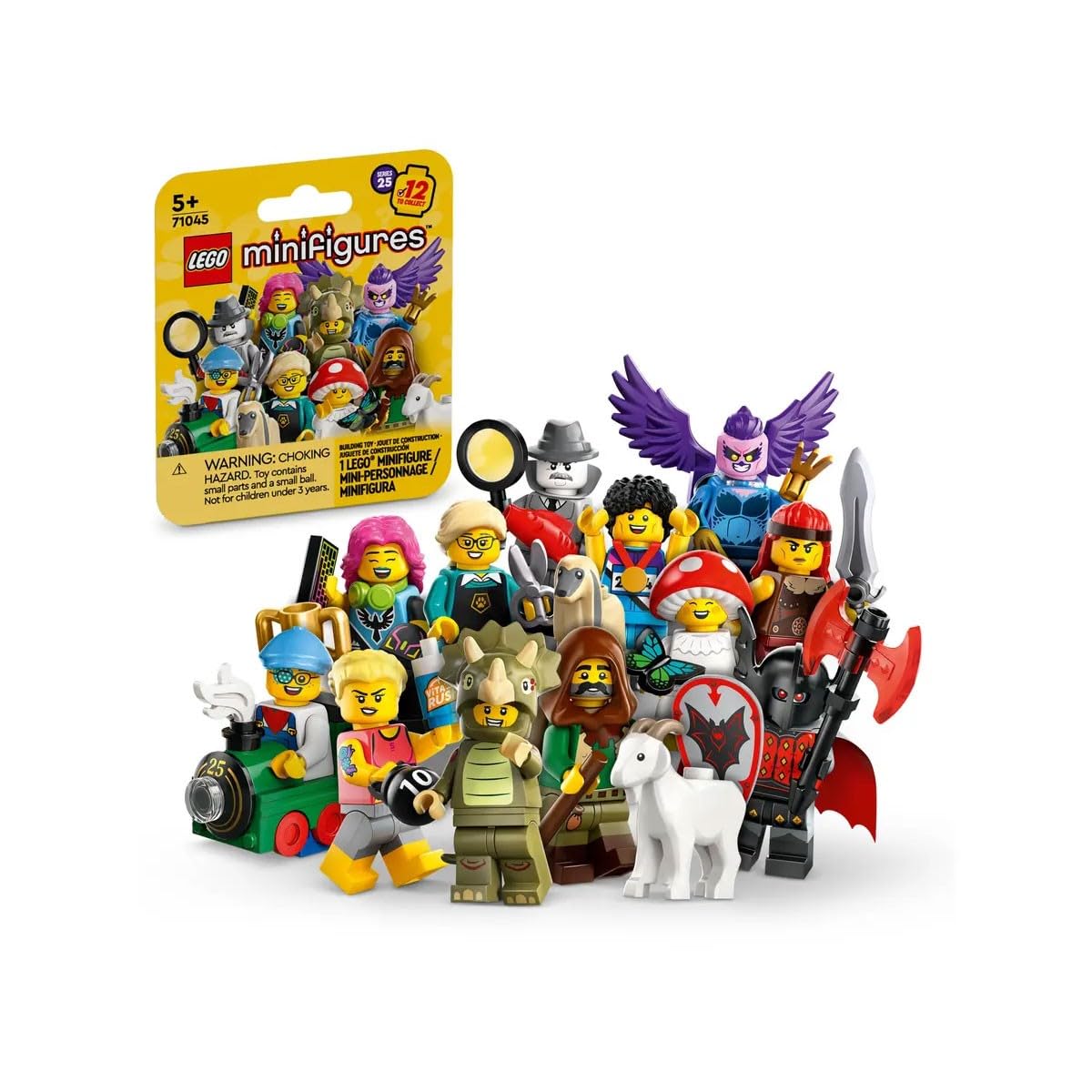 LEGO Minifigures Series 25 (71045) – Mystery Blind Box Collectible Figures for Kids 5+
