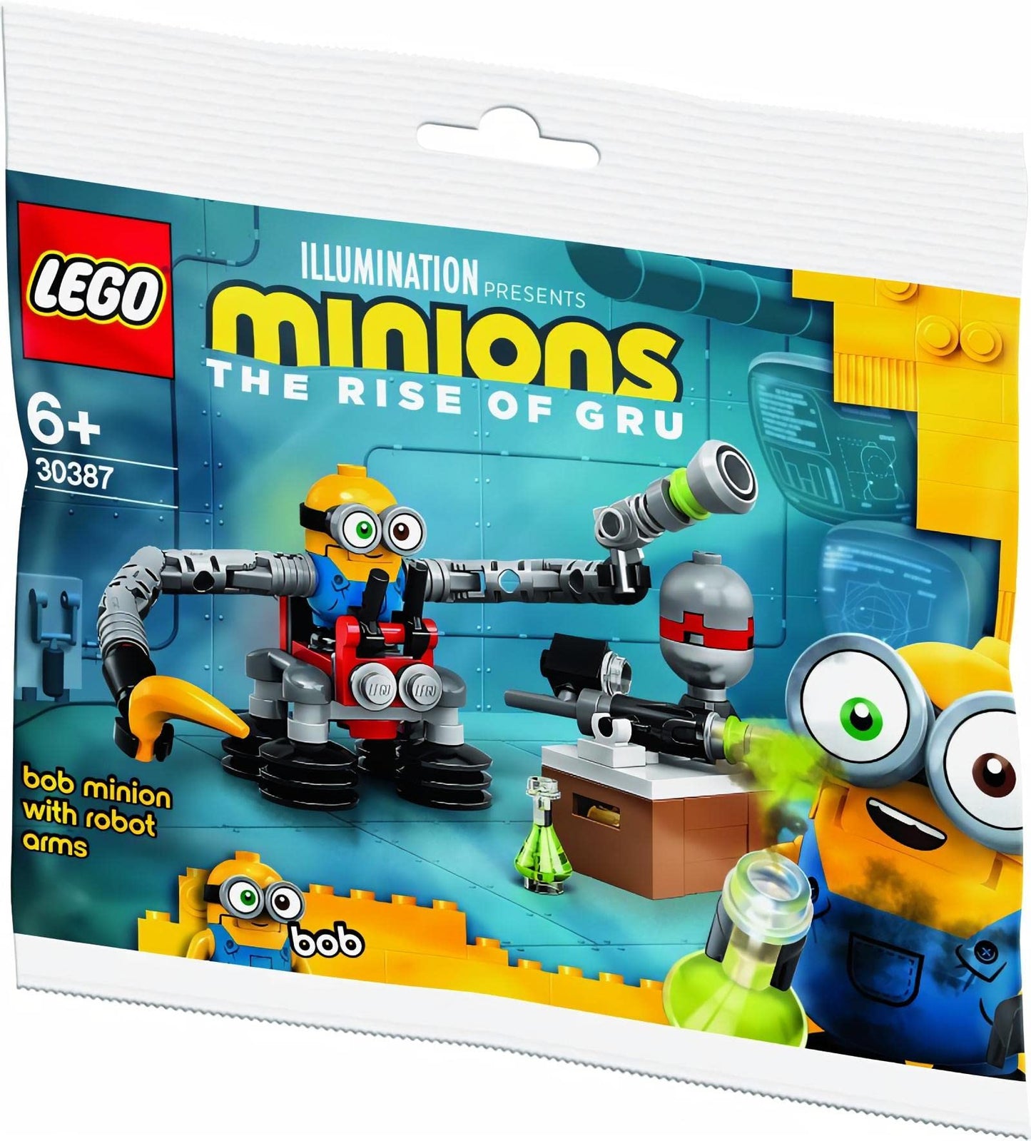 LEGO Minions Bob Minion with Robot Arms Building Kit 30387 | Creative Building Fun