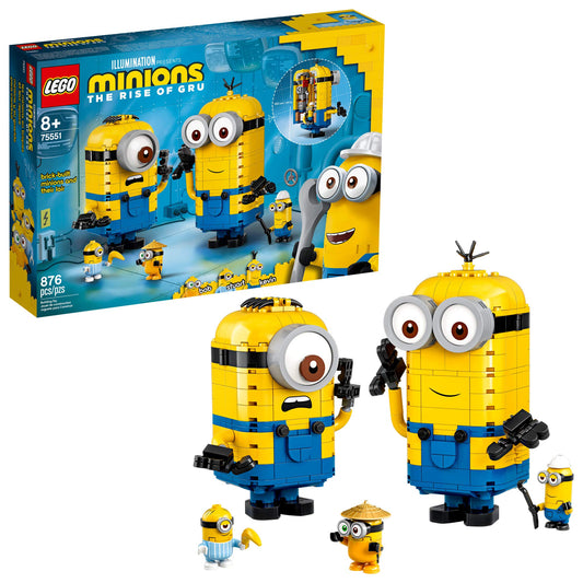 LEGO Minions: Brick-Built Minions & Lair (75551) – 876 Pieces