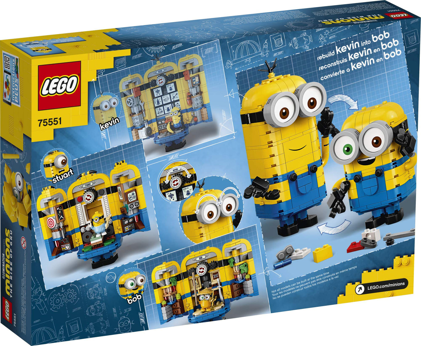 LEGO Minions: Brick-Built Minions & Lair (75551) – 876 Pieces