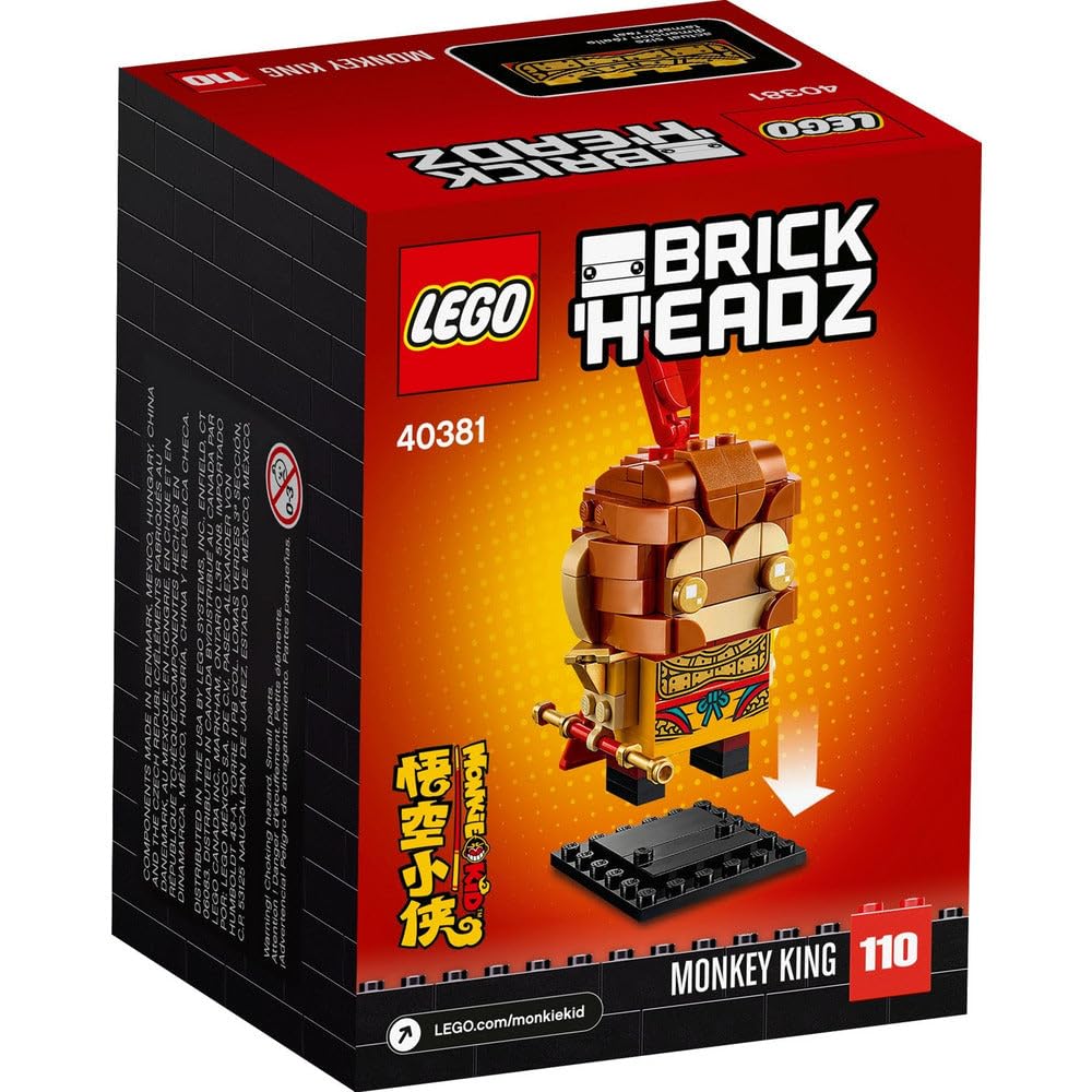 LEGO BrickHeadz Monkey King Set (40381) – Monkie Kid Collectible Figure